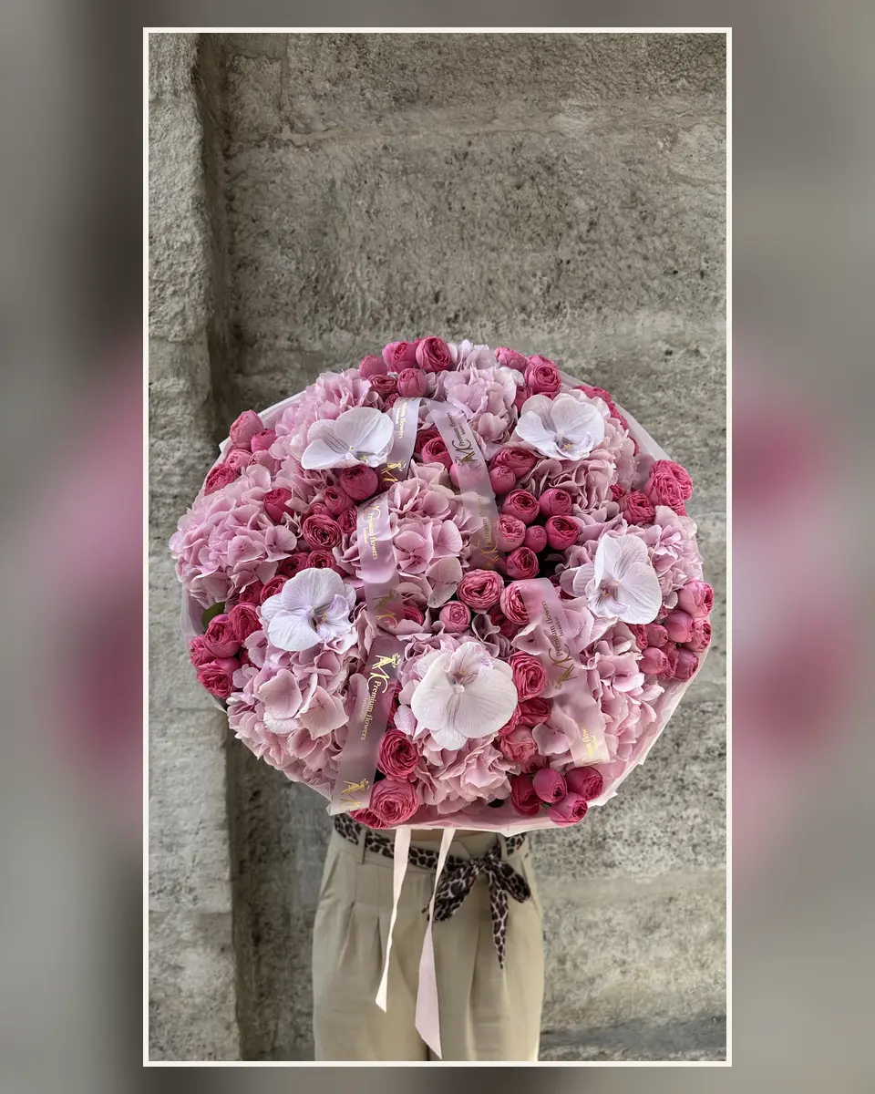 Fuchsia Orchid Bouquet — MC Premium Flowers
